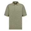 Áo Polo Nam Dior Oblique Polo Shirt Khaki Cotton Jacquard Màu Xanh Khaki