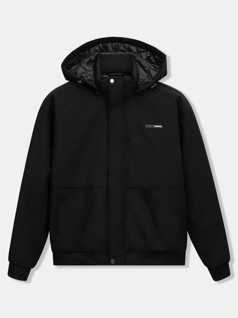 Áo Khoác Gió Nam Phối Nón Rời Form Regular - Ảnh 2