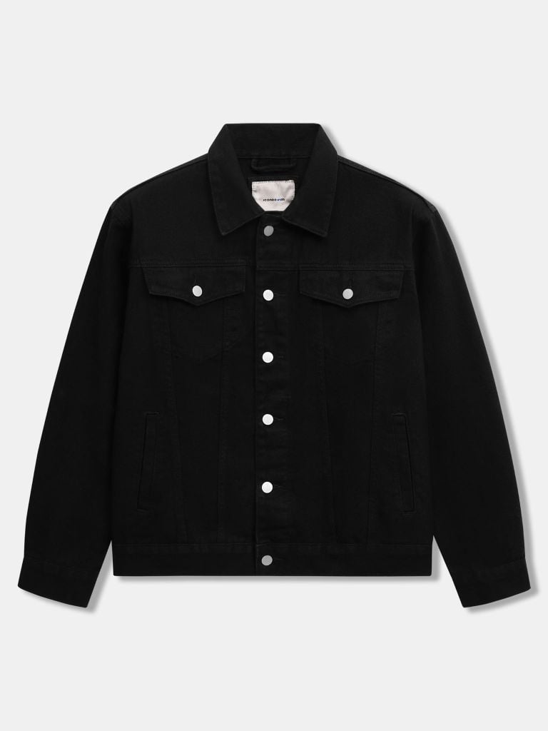 Áo Khoác Jean Nam Trucker Steel Mark Form Regular - Ảnh 3