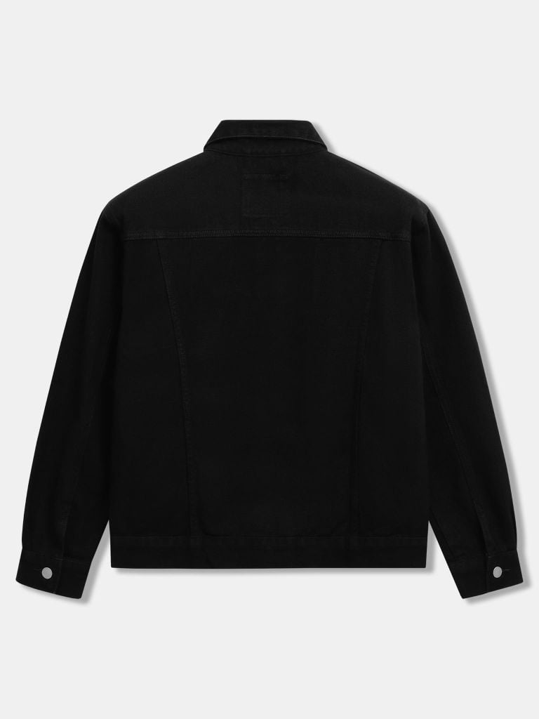 Áo Khoác Jean Nam Trucker Steel Mark Form Regular - Ảnh 4