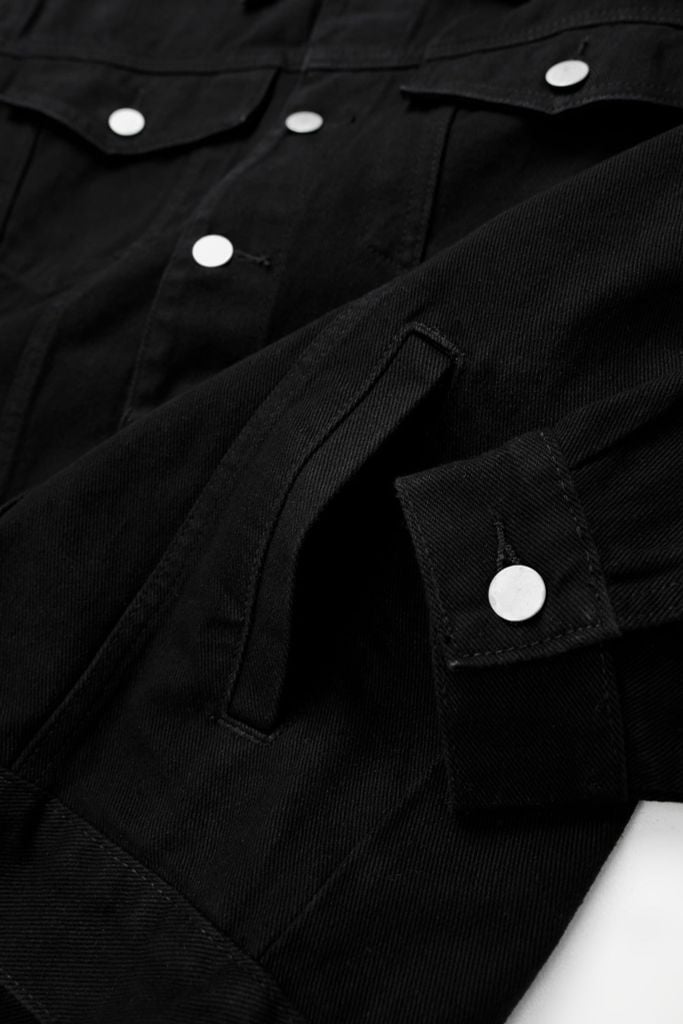 Áo Khoác Jean Nam Trucker Steel Mark Form Regular - Ảnh 6