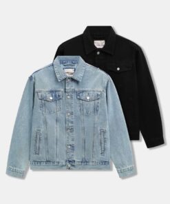 Áo Khoác Jean Nam Trucker Steel Mark Form Regular